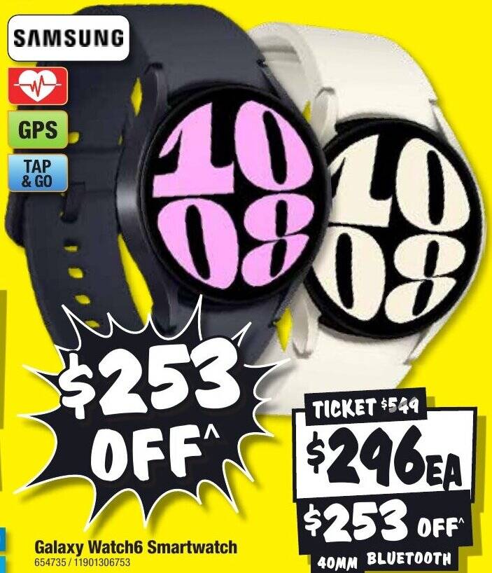 Galaxy Watch6 Smartwatch offer at JB Hi Fi