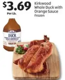 Kirkwood Whole Duck with Orange Sauce
