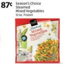 ALDI Season's Choice Steamed Mixed Vegetables offer