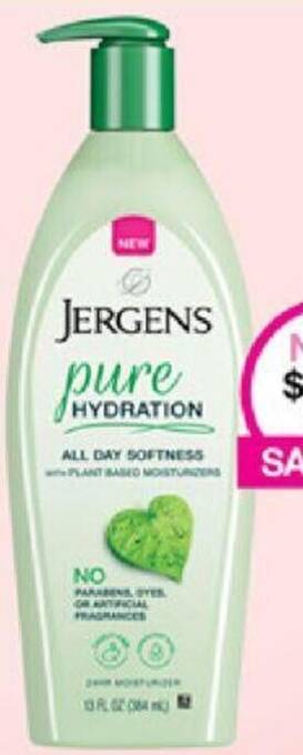 Priceline JERGENS pure HYDRATION offer
