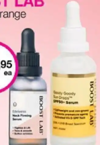 Priceline BOOST LAB Skincare range offer