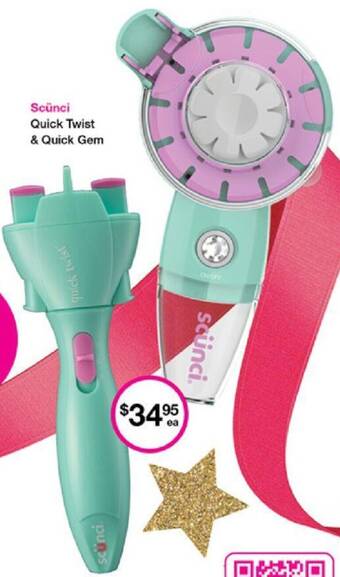 Priceline Scünci Quick Twist & Quick Gem offer