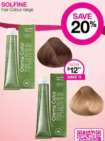 Priceline SOLFINE Hair Colour range offer