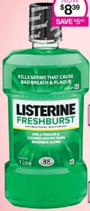 Priceline LISTERINE FRESHBURST offer