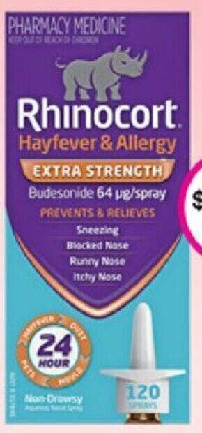 Priceline Rhinocort Hayfever & Allergy EXTRA STRENGTH offer
