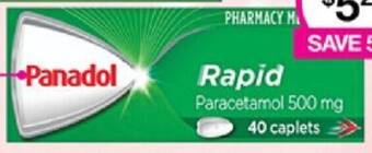Priceline Rapid Paracetamol 500 mg offer