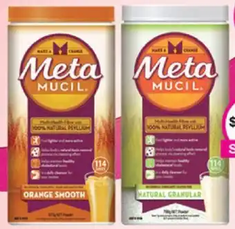 METAMUCIL Selected products