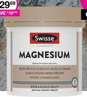 Priceline Swisse MAGNESIUM offer