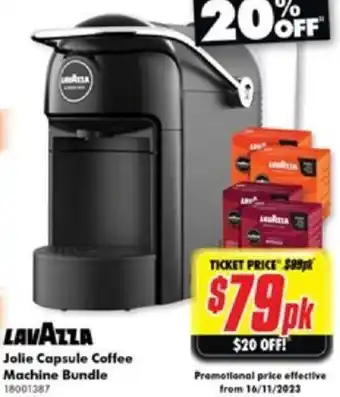 The Good Guys Jolie Capsule Coffee Machine Bundle offer