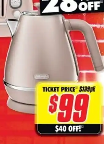 The Good Guys Distina Perla Kettle - Rose offer