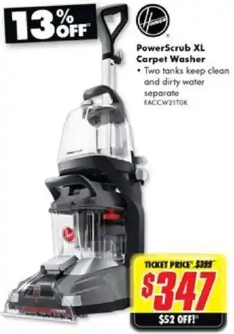 The Good Guys PowerScrub XL Carpet Washer offer