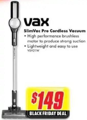 The Good Guys SlimVac Pro Cordless Vacuum offer