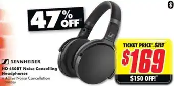 The Good Guys HD 450BT Noise Cancelling Headphones offer