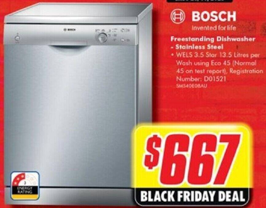 Freestanding Dishwasher Stainless Steel offer at The Good Guys