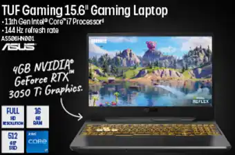 Officeworks TUF Gaming 15.6" Gaming Laptop offer