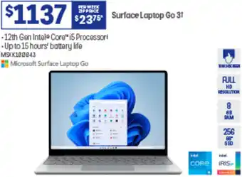 Officeworks Surface Laptop Go 3 offer