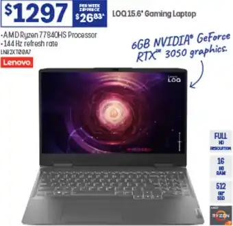 Officeworks LOQ 15.6" Gaming Laptop offer