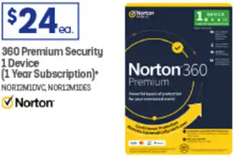 Officeworks 360 Premium Security 1 Device offer