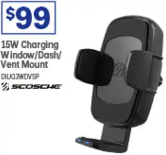 Officeworks 15W Charging Window/Dash/ Vent Mount offer