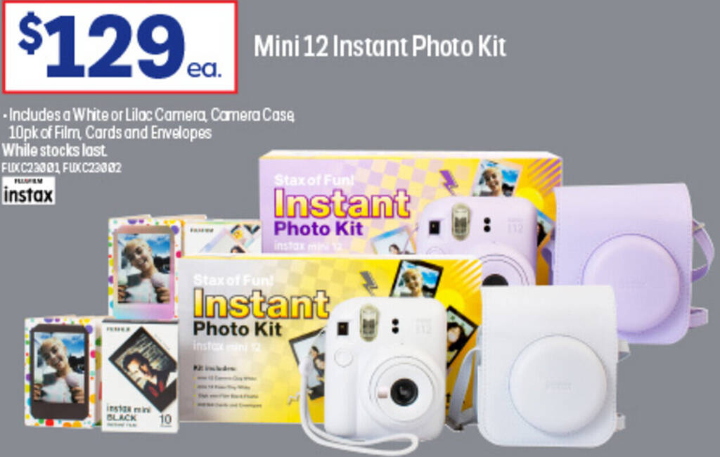 Mini 12 Instant Photo Kit offer at Officeworks