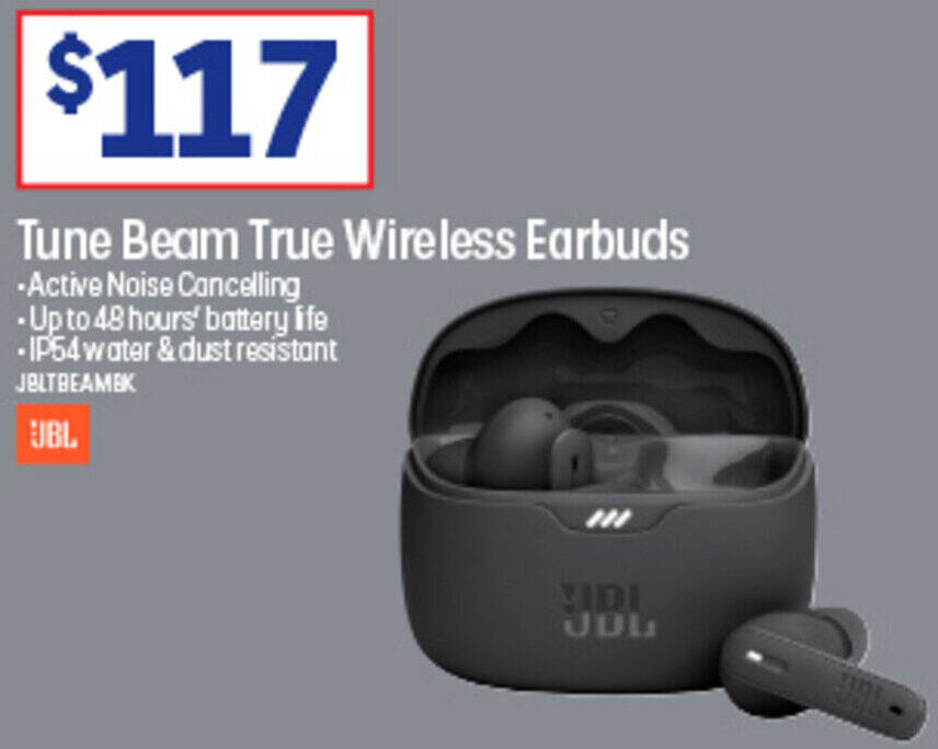 Tune Beam True Wireless Earbuds offer at Officeworks