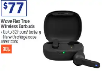 Officeworks Wave Flex True Wireless Earbuds offer