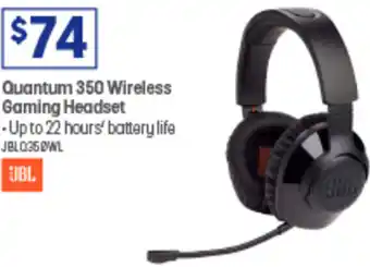 Officeworks Quantum 350 Wireless Gaming Headset offer