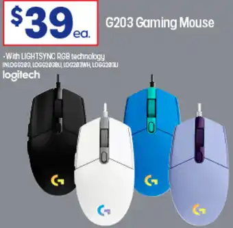 Officeworks G203 Gaming Mouse offer