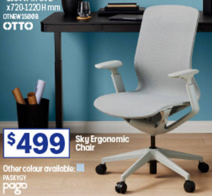 Sky Ergonomic Chair offer at Officeworks