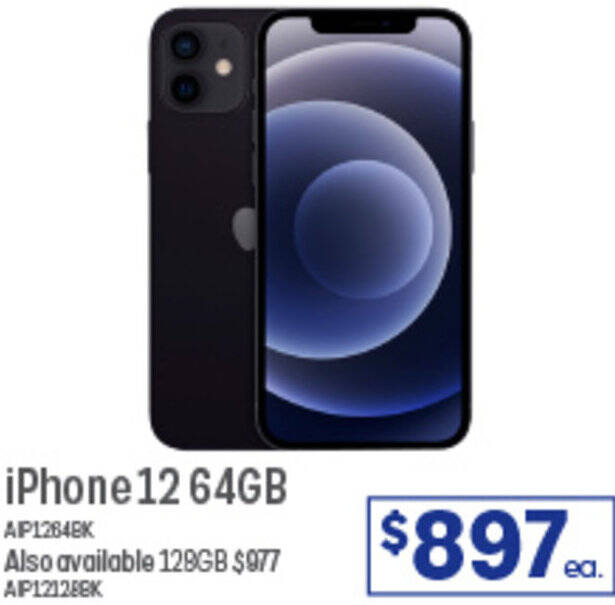 iPhone 12 64GB offer at Officeworks
