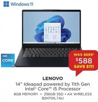 14" Ideapad powered by 11th Gen Intel Core i5 Processor