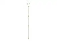 Bevilles Jewellery Ania Haie Modern Beaded Y Necklace - Gold offer