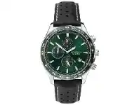 Bevilles Jewellery Sekonda Men's Black Leather Strap Watch SK1862 offer