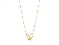 Bevilles Jewellery Ania Haie Beaded Chain Link Necklace - Gold offer