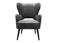 LivingStyles Declan Faux Leather Armchair, Black offer