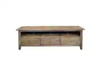 LivingStyles Auberge Parquetry Reclaimed Elm Timber 3 Drawer TV Unit, 180cm offer