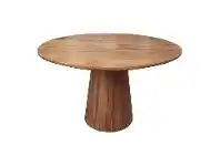 LivingStyles Fernando Teak Timber Round Dining Table, 180cm offer
