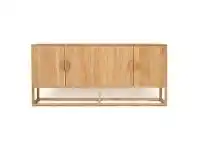 LivingStyles Eden Teak Timber 4 Door Sideboard, 200cm offer