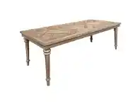 LivingStyles Morocco Reclaimed Elm Timber Dining Table, 150cm offer