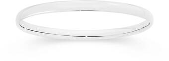 Angus & Coote Sterling silver 4x45mm solid children's bangle offer