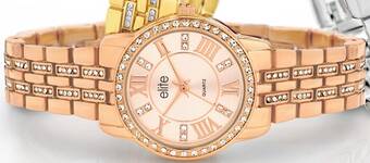 Angus & Coote Elite sunray dial, crystal set offer