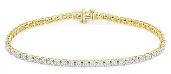 Goldmark 9ct gold diamond tennis bracelet offer