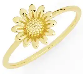 Goldmark 9ct gold sunflower dress ring offer