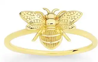 Goldmark 9ct gold bumble bee dress ring offer
