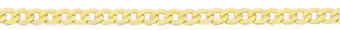 Goldmark 9ct 50cm bevelled curb chain offer