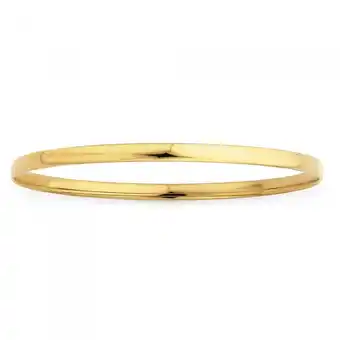 9ct gold 4x65mm solid comfort bangle