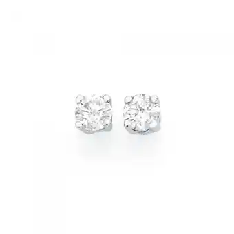 Goldmark 9ct white gold diamond stud earrings offer