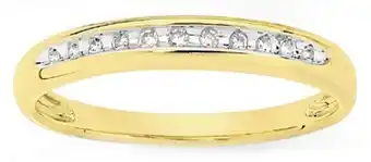 Goldmark 9ct gold diamond band offer