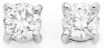 Goldmark 9ct white gold diamond stud earrings offer