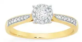 Goldmark 9ct gold diamond engagement ring offer